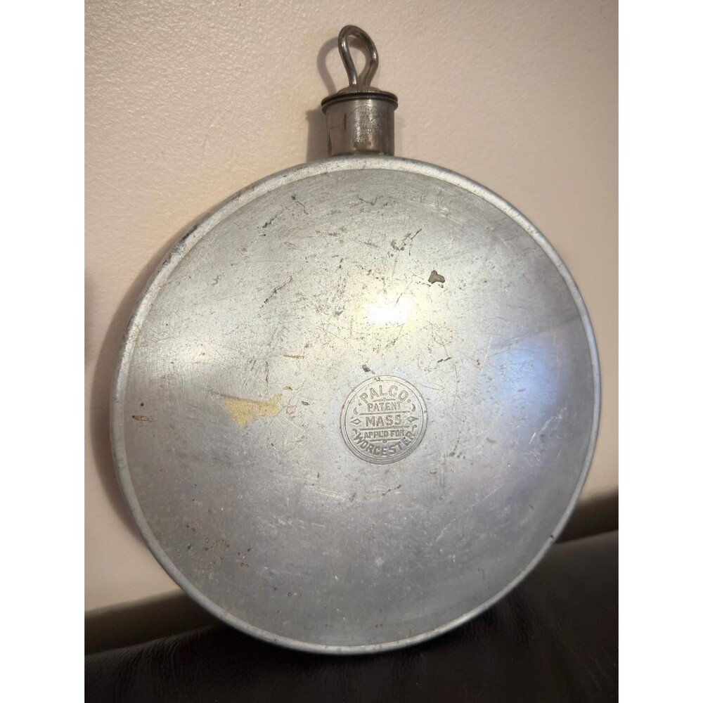 PALCO pressed aluminum canteen, bed warmer  manufactured Worcester Pressed Alumi